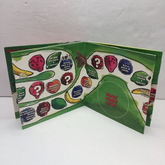 Lot 3 Kid Books Curious George Candy Game Pooh I'm Sorry Very Hungry Caterpillar - Picture 5 of 16